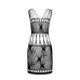Бодистокинг мини-платье с бабочками Passion BS090 One Size black - Фото №6