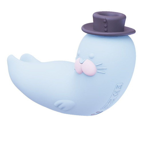 Вакуумний вібратор KISSTOY Franky Blue