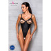 Боді з екошкіри Passion CELINE BODY L/XL, black, з доступом, відкритий - Фото №3