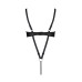 Боди из экокожи Passion CELINE BODY S/M, black, с доступом, открытый - Фото №6
