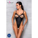 Боді з екошкіри Passion CELINE BODY XXL/XXXL, black, з доступом, відкритий - Фото №3