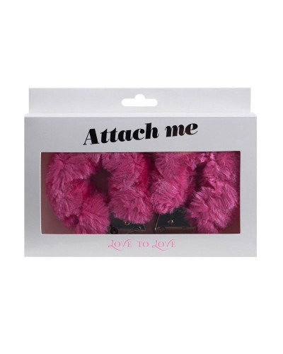 Наручники з плюшевою обробкою Love To Love ATTACH ME Pink - Фото №2