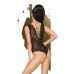 Боди Penthouse Devils Advocate XL Black, вырез на животике, имитация плетения - Фото №2