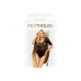 Боди Penthouse All The Way XL Black, открытая спинка, рукава, низ в виде высоких трусиков танга - Фото №3