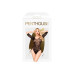 Боди Penthouse Midnight Visit XL Black, глубокая горловина, вырез на спине, рукава - Фото №3