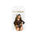 Боді Penthouse High On Love XL Black, глибокий виріз на спині, імітація стреп - Фото №3