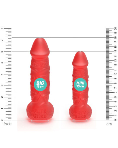 Крафтове мило-член із присоскою Pure Bliss MINI Red, натуральне - Фото №5