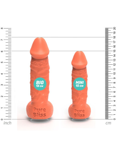 Крафтове мило-член із присоскою Pure Bliss MINI Coral, натуральне - Фото №5
