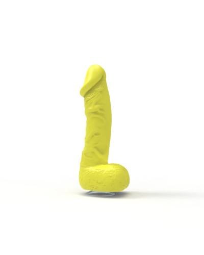 Крафтове мило-член із присоскою Pure Bliss MINI Yellow, натуральне - Фото №1