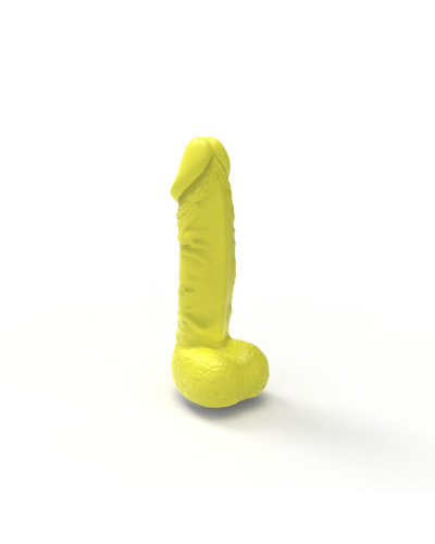 Крафтове мило-член із присоскою Pure Bliss MINI Yellow, натуральне - Фото №3