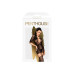Бодістокінг Penthouse High stakes XL Black, мінісукня, квітковий декор, глибоке декольте, панчохи - Фото №3