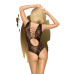 Боді Penthouse Runway Queen XL Black, виріз на спині, плетіння в зоні декольте та на спинці - Фото №2