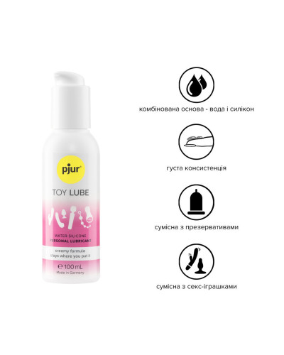Крем-лубрикант для іграшок pjur Toy Lube (100 мл) на гібридній основі, не стікає - Фото №2