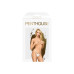 Трусики-стринги Penthouse Classified L/XL White двойные резиночки, непрозрачная вставка и бантик - Фото №3