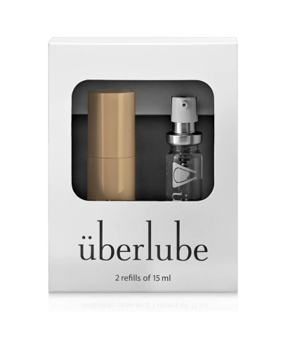Преміум лубрикант 3в1 на силіконовій основі Uberlube Good-to-Go Gold (15 мл) + кейс - Фото №3