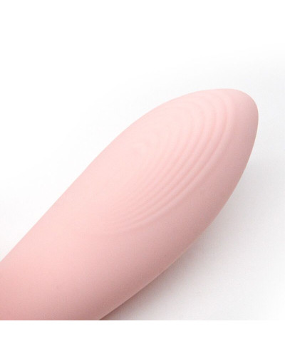 Вакуумный вибратор KISTOY Tina Mini Light Pink, вагинально-клиторальный - Фото №4