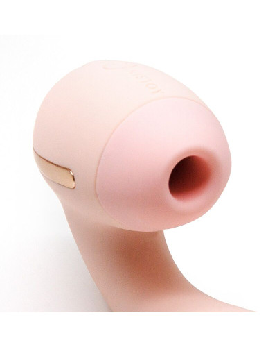 Вакуумный вибратор KISTOY Tina Mini Light Pink, вагинально-клиторальный - Фото №5