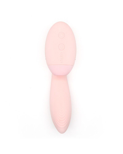 Вакуумный вибратор KISTOY Tina Mini Light Pink, вагинально-клиторальный - Фото №7
