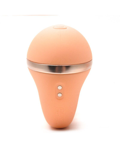 Вакуумный вибратор KISTOY Tina Mini Orange, вагинально-клиторальный - Фото №6