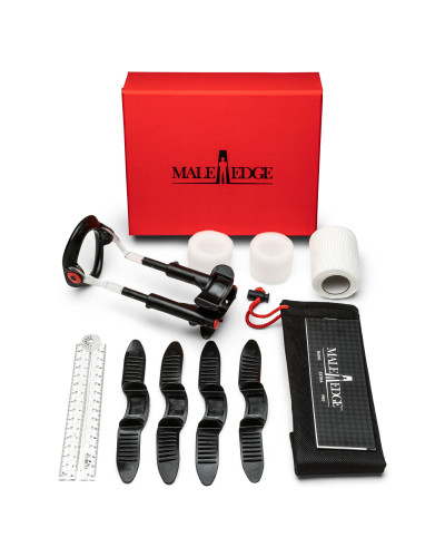 Екстендер для збільшення члена Male Edge Pro, ремінцевий, маса всього 65 г, міцний пластик - Фото №3