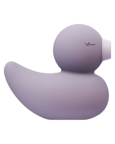 Вакуумний вібратор-качечка CuteVibe Ducky Grey - Фото №1