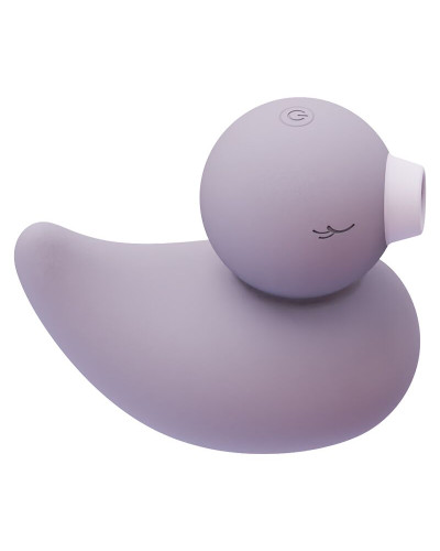 Вакуумний вібратор-качечка CuteVibe Ducky Grey - Фото №3