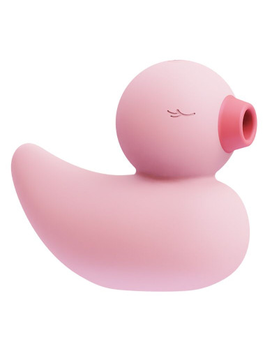 Вакуумний вібратор-качечка CuteVibe Ducky Pink - Фото №3