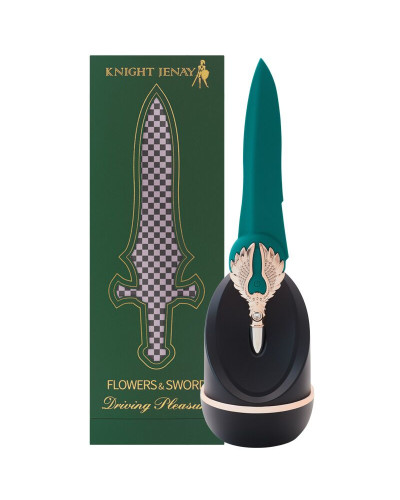 Вишуканий вібратор Knight Jenay FLOWERS & SWORD, маска, стрічка та лубрикант у комплекті - Фото №7