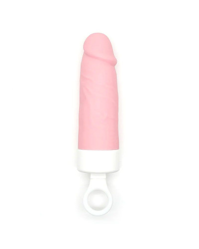 Вібратор CuteVibe Teddy Brown (Pink Dildo), реалістичний вібратор під виглядом морозива - Фото №3