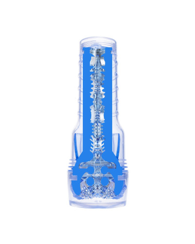 Мастурбатор Fleshlight Turbo Core Blue Ice, оральний секс (глибоке горло) - Фото №5