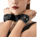 Ошейник с наручниками из натуральной кожи Art of Sex - Bondage Collar with Handcuffs - Фото №3