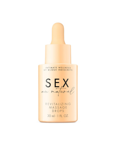Восстанавливающие капли для массажа Bijoux Indiscrets Sex au Naturel — Revitalizing Massage Drops - Фото №1
