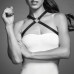 Портупея из экокожи Bijoux Indiscrets MAZE — Cross Chest Harness Black - Фото №2