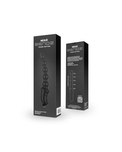 Анальний вібратор-намисто Nexus BENDZ Bendable Vibrator Probe Edition, ефект пам’яті форми - Фото №5