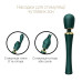 Вібромасажер з насадками Zalo — Kyro Wand Turquoise Green - Фото №4