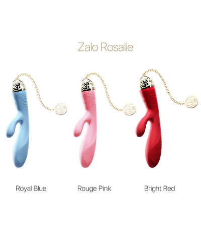 Смартвибратор-кролик Zalo — Rosalie Royal Blue - Фото №10