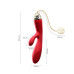 Смартвібратор-кролик Zalo — Rosalie Bright Red - Фото №3