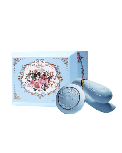 Смартвибратор для пар Zalo — Fanfan set Royal Blue, пульт ДУ - Фото №10