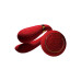 Смартвібратор для пар Zalo Fanfan set Bright Red, пульт ДК - Фото №1