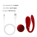 Смартвібратор для пар Zalo Fanfan set Bright Red, пульт ДК - Фото №7