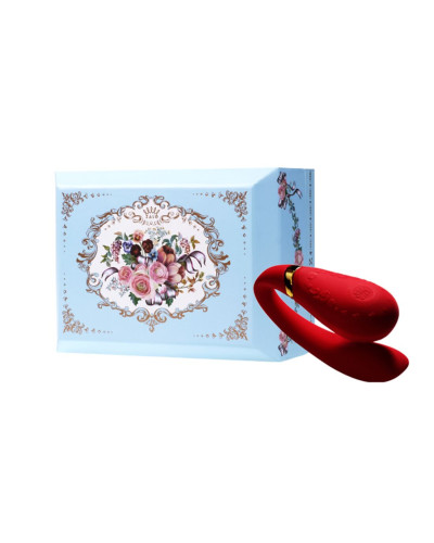 Смартвібратор для пар Zalo Fanfan set Bright Red, пульт ДК - Фото №10
