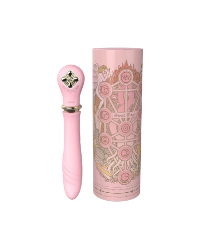 Пульсатор із підігрівом Zalo Sweet Magic - Desire Fairy Pink, турбо режим - Фото №9