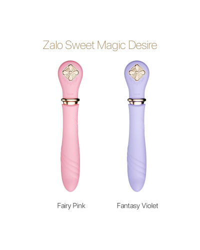 Пульсатор із підігрівом Zalo Sweet Magic - Desire Fantasy Violet, турбо режим - Фото №8