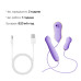 Набор 3в1 Zalo – UNICORN Set Violet, виброяйцо, пульсатор, вакуумный стимулятор - Фото №6