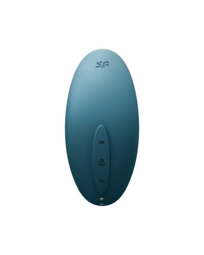 Вакуумний вібратор Satisfyer Vulva Lover 2 Blue - Фото №3