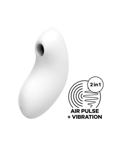 Вакуумный вибратор Satisfyer Vulva Lover 2 White - Фото №1