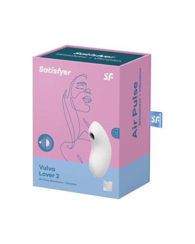 Вакуумный вибратор Satisfyer Vulva Lover 2 White - Фото №4