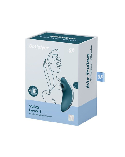 Вакуумный вибратор Satisfyer Vulva Lover 1 Blue - Фото №5