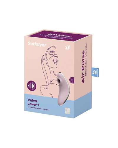 Вакуумный вибратор Satisfyer Vulva Lover 1 Violet - Фото №5