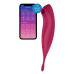 Смарт-вибратор для клитора с вакуумной стимуляцией Satisfyer Twirling Pro+ dark red - Фото №1
